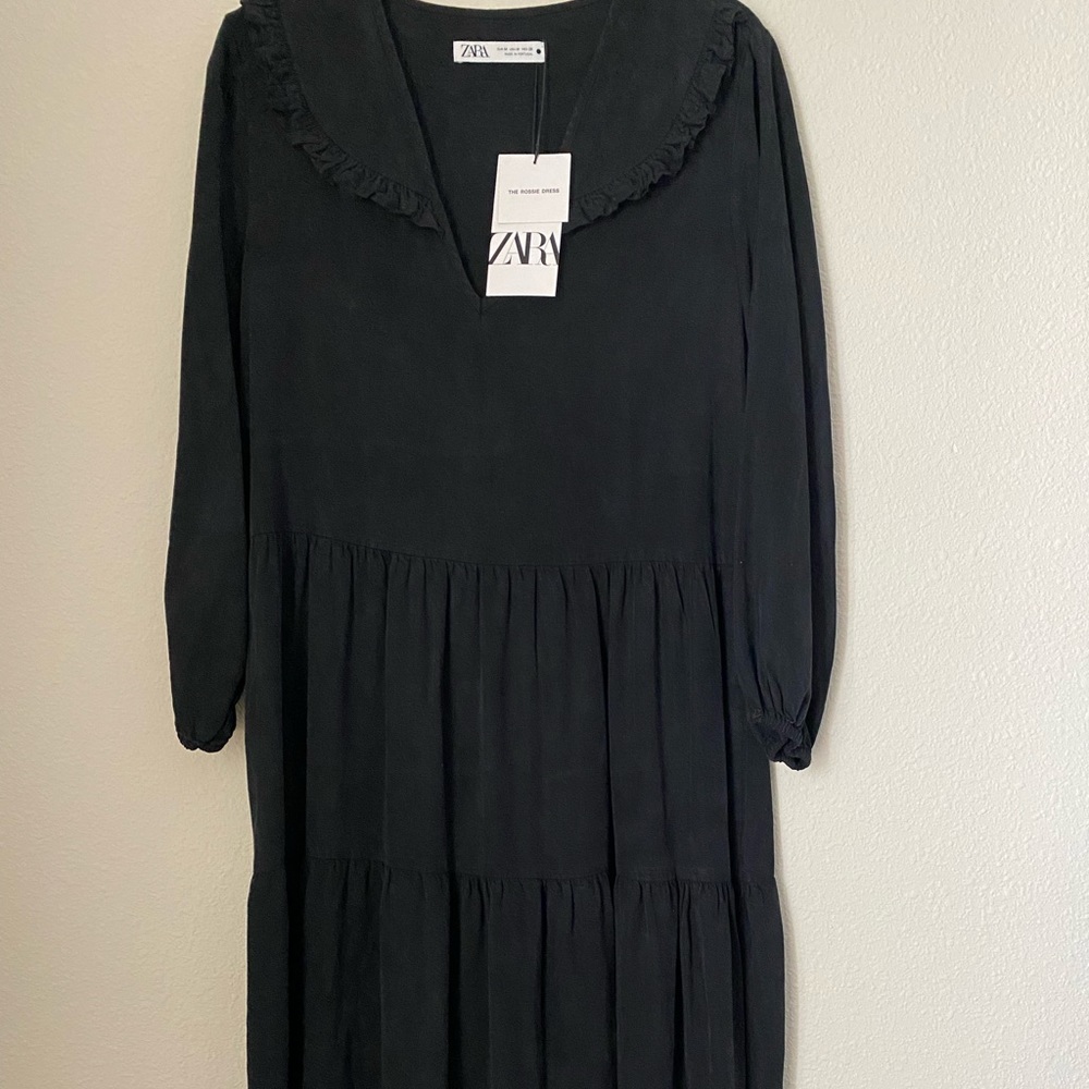 Zara Black Maxi Dress.